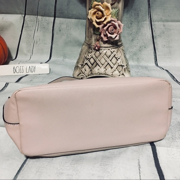 Aldo blush color chunky gold chain handles handbag - Picture 5 of 8